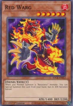 Red Warg - Structure Deck: The Crimson King (Common) [SDCK-012]