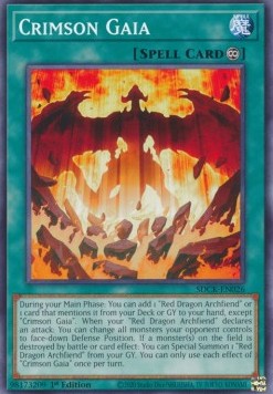 Crimson Gaia - Structure Deck: The Crimson King (Common) [SDCK-026]