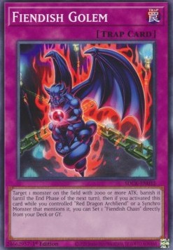 Fiendish Golem - Structure Deck: The Crimson King (Common) [SDCK-032]