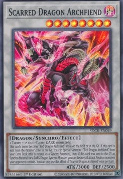 Scarred Dragon Archfiend - Structure Deck: The Crimson King (Super Rare) [SDCK-049]