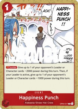 Happiness Punch (OP04-017) - Kingdoms of Intrigue (Common) [OP04-017]