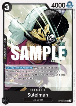 Suleiman (OP04-085) - Kingdoms of Intrigue (Uncommon) [OP04-085]