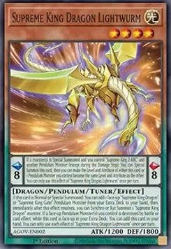 Supreme King Dragon Lightwurm - Age of Overlord (Common) [AGOV-002]