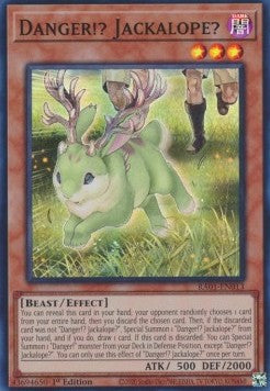 Danger!? Jackalope? (V.1 - Super Rare) - 25th Anniversary Rarity Collection (Super Rare) [RA01-013]