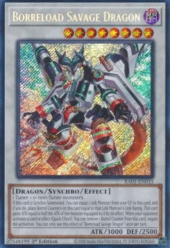 Borreload Savage Dragon (V.3 - Secret Rare) - 25th Anniversary Rarity Collection (Secret Rare) [RA01-033]