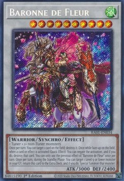 Baronne de Fleur (V.3 - Secret Rare) - 25th Anniversary Rarity Collection (Secret Rare) [RA01-034]