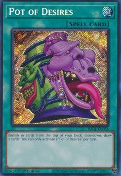Pot of Desires (V.3 - Secret Rare) - 25th Anniversary Rarity Collection (Secret Rare) [RA01-056]