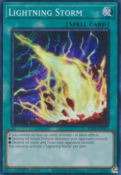Lightning Storm (V.1 - Super Rare) - 25th Anniversary Rarity Collection (Super Rare) [RA01-061]