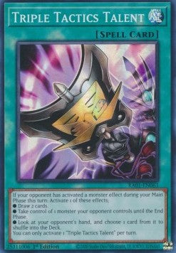 Triple Tactics Talent (V.1 - Super Rare) - 25th Anniversary Rarity Collection (Super Rare) [RA01-063]