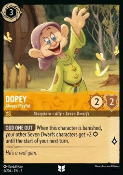 Dopey - Always Playful - Rise of the Floodborn (Uncommon) [2ROF-6]