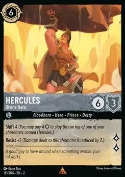 Hercules - Divine Hero (V.1) - Rise of the Floodborn (Rare) [2ROF-181]