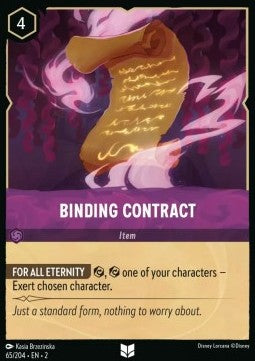 Binding Contract - Rise of the Floodborn (Uncommon) [2ROF-65]