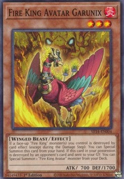 Fire King Avatar Garunix - Structure Deck: Fire Kings (Common) [SR14-004]