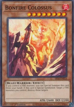 Bonfire Colossus - Structure Deck: Fire Kings (Common) [SR14-016]
