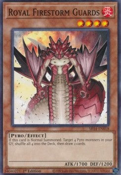 Royal Firestorm Guards - Structure Deck: Fire Kings (Common) [SR14-018]
