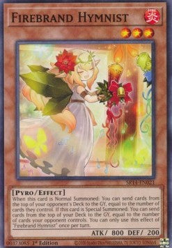 Firebrand Hymnist - Structure Deck: Fire Kings (Common) [SR14-021]