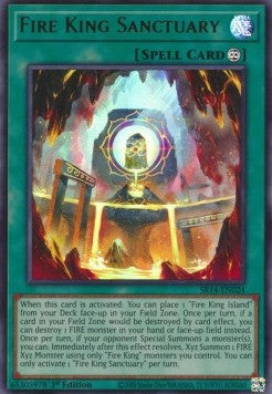 Fire King Sanctuary - Structure Deck: Fire Kings (Ultra Rare) [SR14-024]