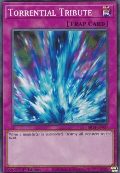 Torrential Tribute - Structure Deck: Fire Kings (Common) [SR14-037]