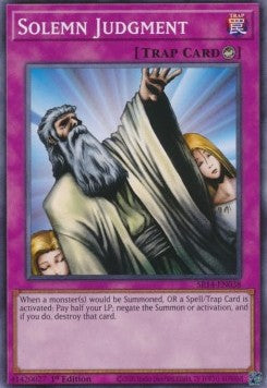 Solemn Judgment - Structure Deck: Fire Kings (Common) [SR14-038]