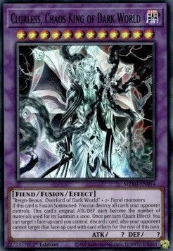 Clorless, Chaos King of Dark World - Maze of Millennia (Super Rare) [MZMI-014]