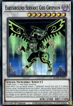 Earthbound Servant Geo Gryphon - Maze of Millennia (Super Rare) [MZMI-033]