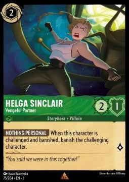 Helga Sinclair - Vengeful Partner - Into the Inklands (Rare) [3INK-75]