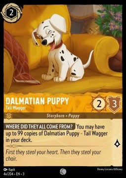Dalmatian Puppy - Tail Wagger (V.5) - Into the Inklands (Common) [3INK-4e]