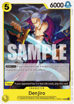 Denjiro (OP06-109) - Wings of the Captain (Uncommon) [OP06-109]