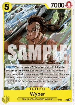 Wyper (OP06-114) - Wings of the Captain (Uncommon) [OP06-114]