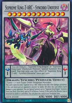 Supreme King Dragon Z-ARC - Synchro Universe - Legacy of Destruction (Super Rare) [LEDE-100]
