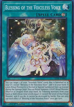 Blessing of the Voiceless Voice - Legacy of Destruction (Super Rare) [LEDE-062]