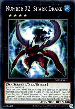 Number 32: Shark Drake - OTS Tournament Pack 25 (Common) [OP25-021]