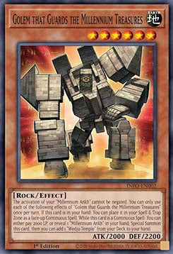 Golem that Guards the Millennium Treasures - The Infinite Forbidden (Common) [INFO-002]
