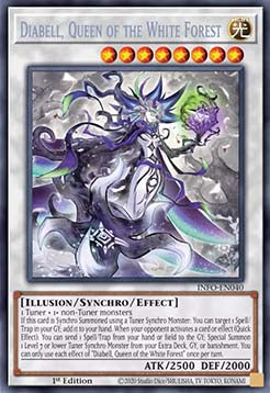 Diabell, Queen of the White Forest (V.1 - Secret Rare) - The Infinite Forbidden (Secret Rare) [INFO-040]