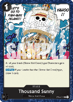 Thousand Sunny (ST14-017) - Starter Deck: 3D2Y (Common) [ST-14-17]