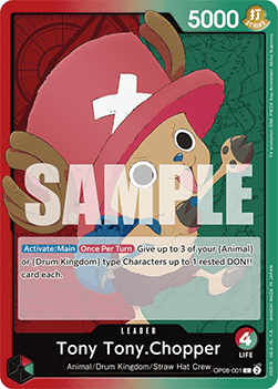 Tony Tony.Chopper (OP08-001) (V.1) - Two Legends (Leader) [OP08-001]