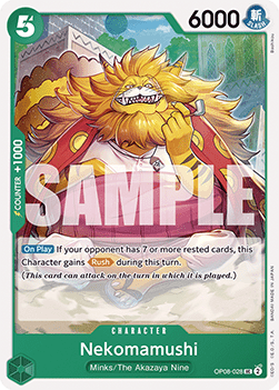 Nekomamushi (OP08-028) - Two Legends (Uncommon) [OP08-028]