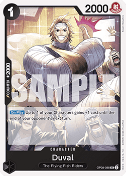 Duval (OP08-088) - Two Legends (Uncommon) [OP08-088]