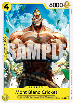 Mont Blanc Cricket (OP08-108) - Two Legends (Common) [OP08-108]