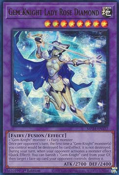 Gem-Knight Lady Rose Diamond - 25th Anniversary Tin: Dueling Mirrors (Ultra Rare) [MP24-157]