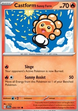 Castform Sunny Form