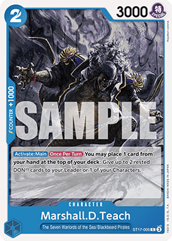 Marshall.D.Teach (ST17-005) - Starter Deck: Donquixote Doflamingo (Common) [ST-17-005]