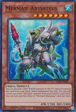 Mermail Abyssteus (V.1 - Super Rare) - Quarter Century Bonanza (Super Rare) [RA03-007]