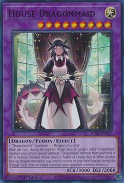 House Dragonmaid (V.1 - Super Rare) - Quarter Century Bonanza (Super Rare) [RA03-037]
