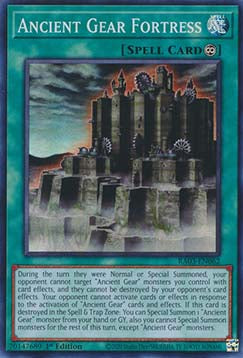Ancient Gear Fortress (V.1 - Super Rare) - Quarter Century Bonanza (Super Rare) [RA03-062]