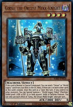 Girsu, the Orcust Mekk-Knight (V.2 - Ultra Rare) - Quarter Century Bonanza (Ultra Rare) [RA03-026]