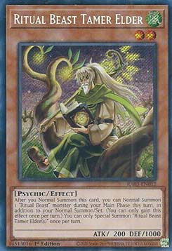 Ritual Beast Tamer Elder (V.3 - Secret Rare) - Quarter Century Bonanza (Secret Rare) [RA03-012]