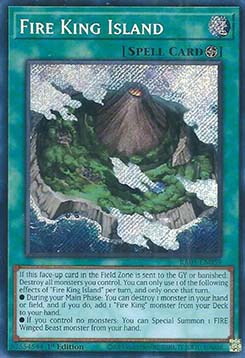 Fire King Island (V.3 - Secret Rare) - Quarter Century Bonanza (Secret Rare) [RA03-059]
