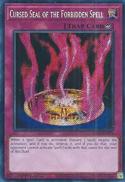 Cursed Seal of the Forbidden Spell (V.3 - Secret Rare) - Quarter Century Bonanza (Secret Rare) [RA03-076]