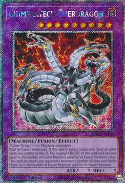 Chimeratech Overdragon (V.1 - Platinum Secret Rare) - Quarter Century Bonanza (Platinum Secret Rare) [RA03-166]
